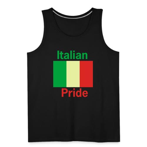 Italian Pride Flag - Men's Premium Tank