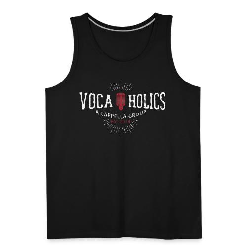 Wavy Vocaholics Logo - Men's Premium Tank