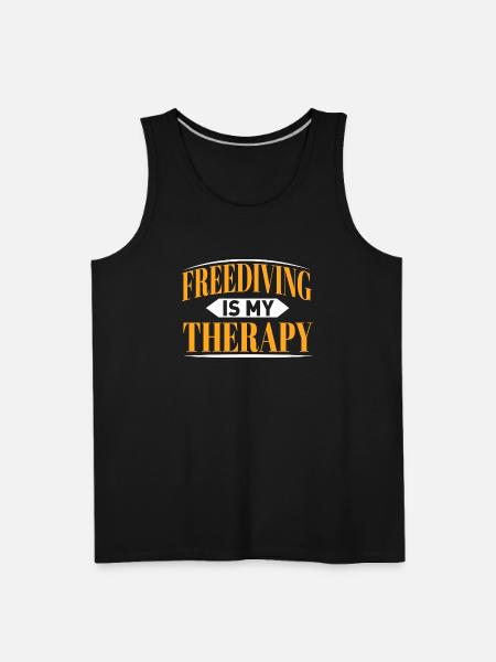 Freediving Diving - Men's Premium Tank - black