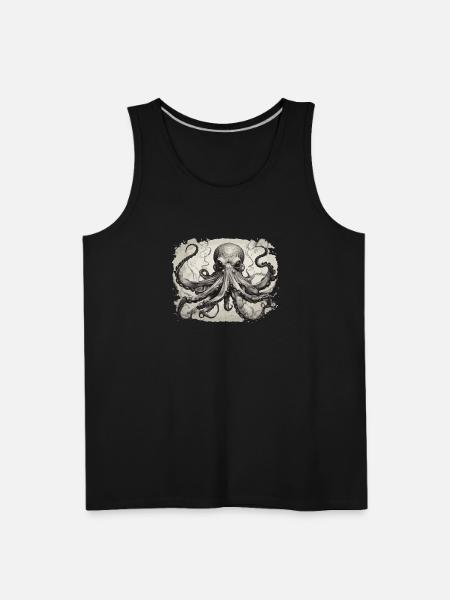 octopus1 - Men's Premium Tank - black