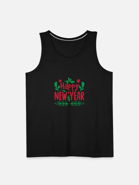 New Year - Men's Premium Tank - black