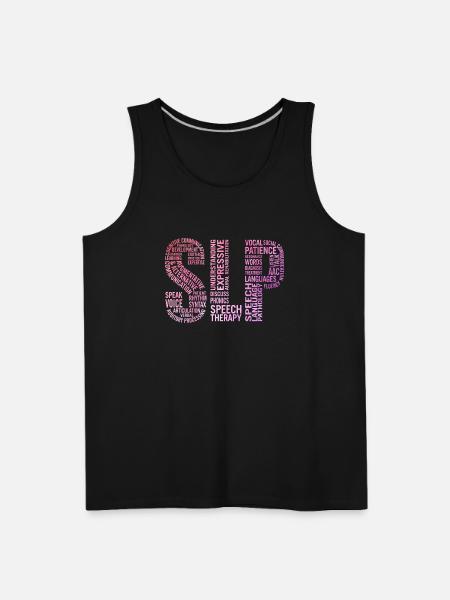 Speech Therapist Speech Pathologist - Men's Premium Tank - black