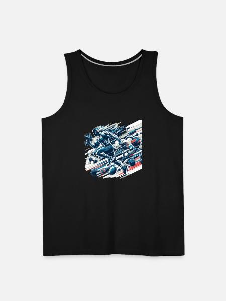 Workout Energy - Men's Premium Tank - black
