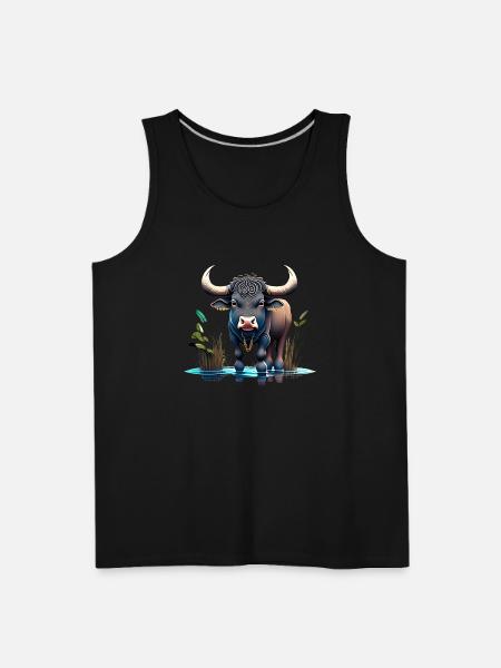 Water Buffalo - Men's Premium Tank - black