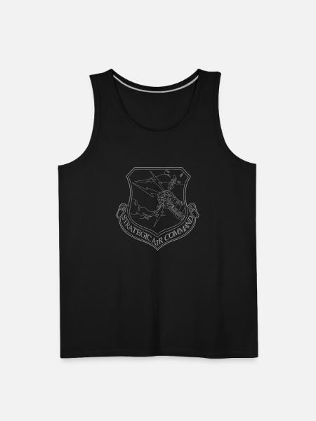 Strategic Command Emblem Grunge - Men's Premium Tank - black