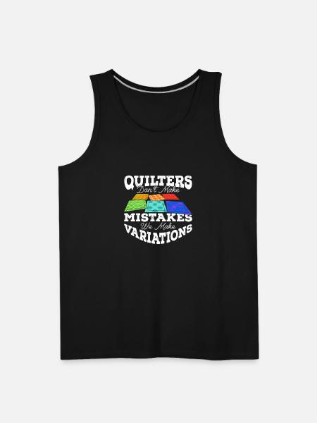 Quilting - Men's Premium Tank - black