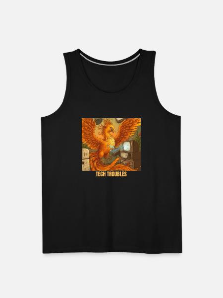 Phoenix's Voice Command Mishap - Men's Premium Tank - black