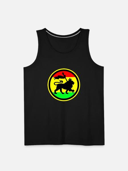 Rasta Lion - Men's Premium Tank - black