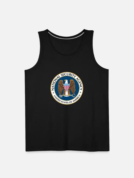 National Security Agency Logo - Men's Premium Tank - black
