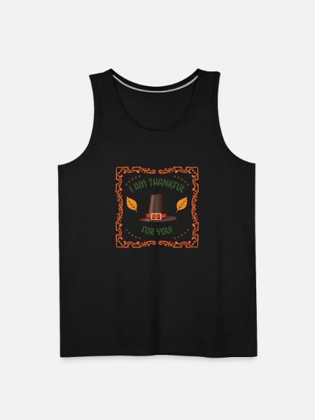 Thankfulness - Men's Premium Tank - black