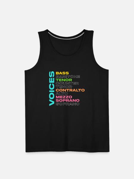 Voices - Men's Premium Tank - black