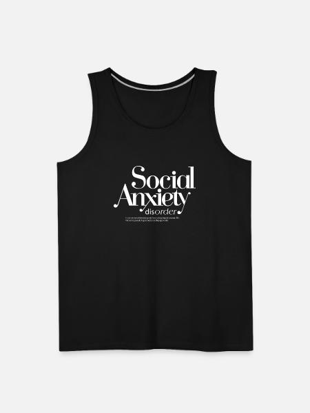 Social Anxiety - Men's Premium Tank - black