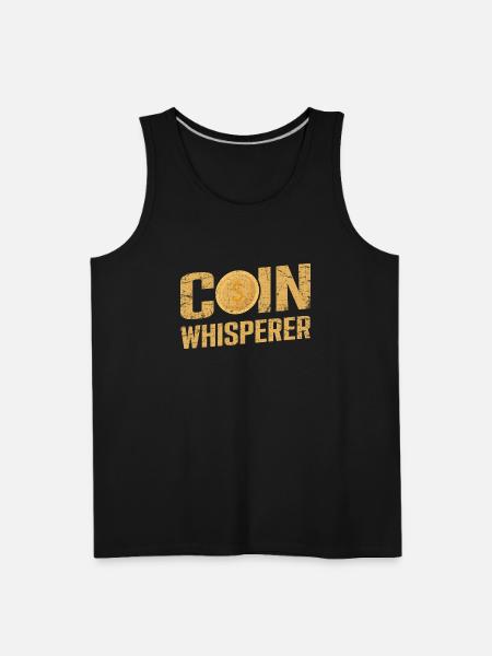Metal detecting coin whisperer - Men's Premium Tank - black