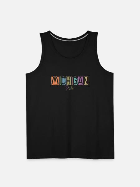 Michigan Home - Men's Premium Tank - black