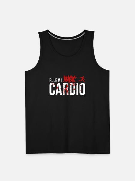 Rule 1 Cardio - Men's Premium Tank - black