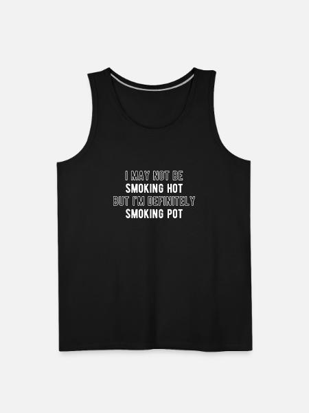 Smoking Pot - Men's Premium Tank - black