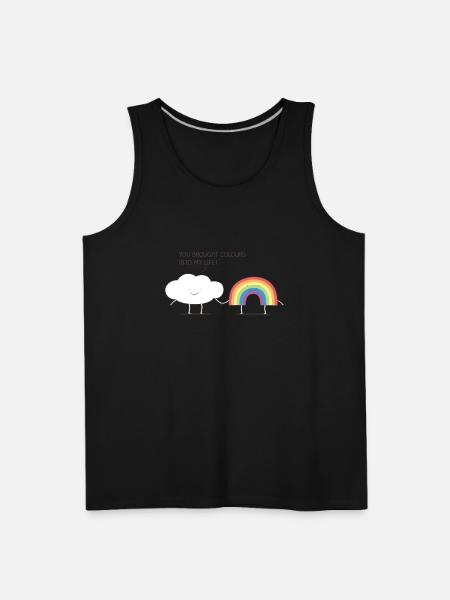 Rainbow Connection - Men's Premium Tank - black