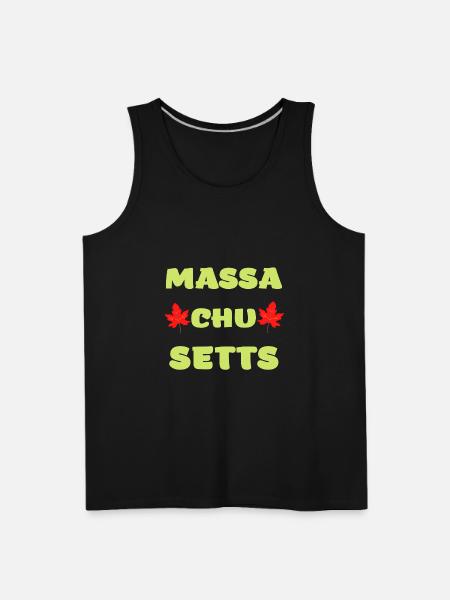 Massachusetts - Men's Premium Tank - black