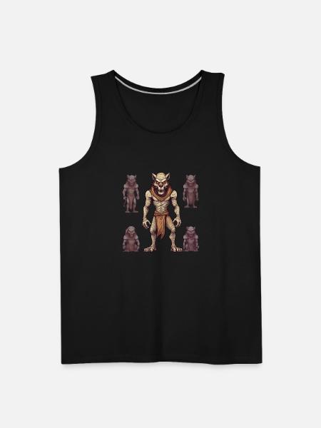 Halloween Werewolf - Men's Premium Tank - black