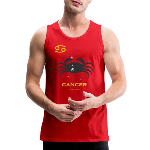 cancer zodiac astrology horoscope - Men's Premium Tank