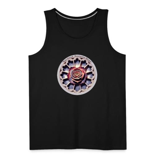 Easter Rose Resurrection T Shirt, Spring Gift - Men's Premium Tank