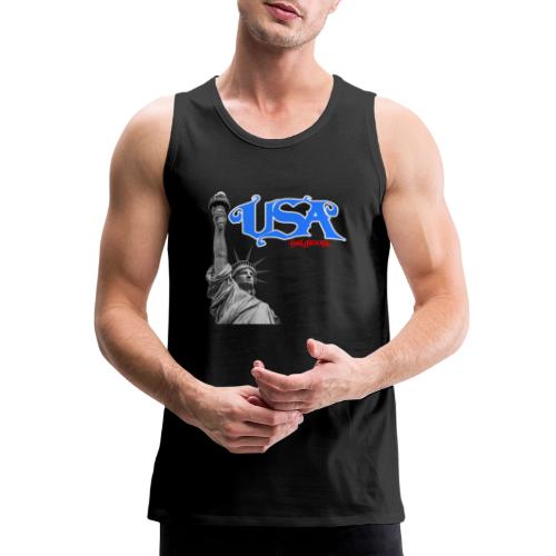 HAIL THE HEROES STATUE OF LIBERTY - Men's Premium Tank