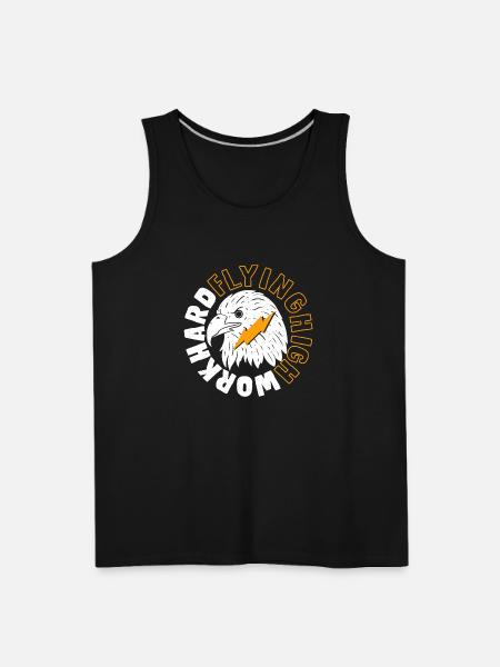 Flying High - Men's Premium Tank - black