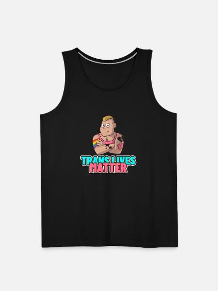 Trans Lives Matter - Men's Premium Tank - black