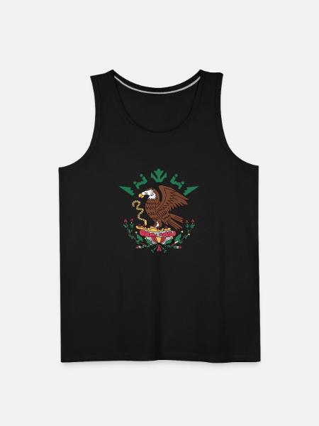 Mexican Eagle Aztec Style - Men's Premium Tank - black