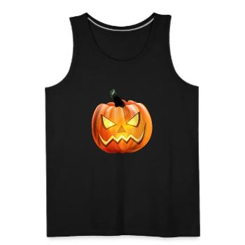 Pumpkin - Men's Premium Tank - black - Front