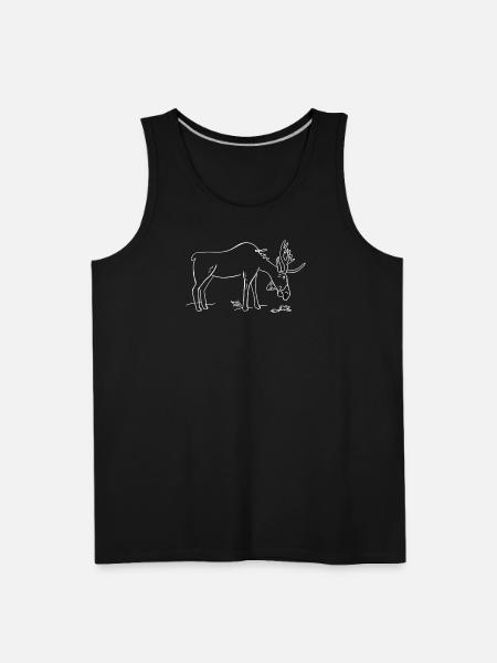 Moose Love - Men's Premium Tank - black