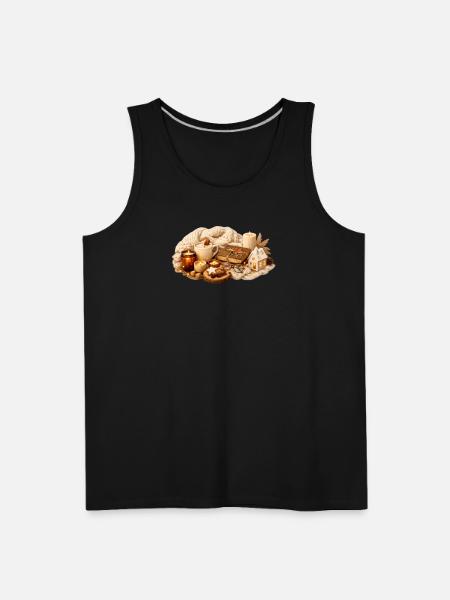Cozy Rustic Hearth Night - Men's Premium Tank - black