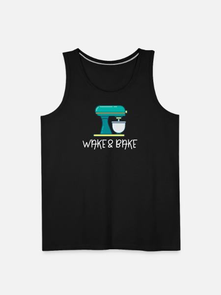 Wake And Bake - Men's Premium Tank - black