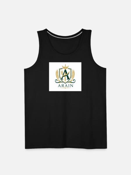Arain Pride - Premium Punjabi Heritage Graphic - Men's Premium Tank - black