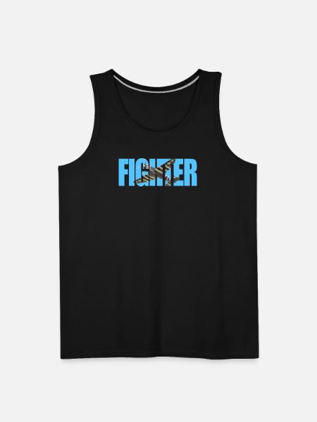 P-47 Thunderbolt - Men's Premium Tank - black