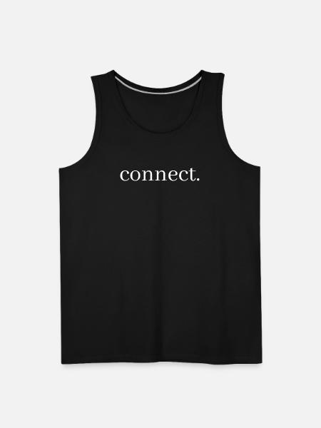 connect - Men's Premium Tank - black