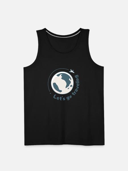 Lets go traveling - Men's Premium Tank - black