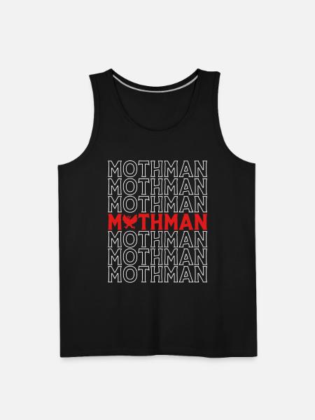 Pleasant Point Cryptid Goth Mothman - Men's Premium Tank - black
