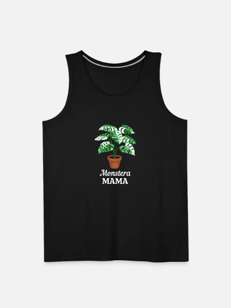 Monstera Mama - Men's Premium Tank - black