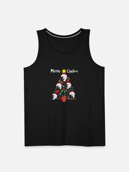 MERRY CHRISTMAS AA3 - Men's Premium Tank - black