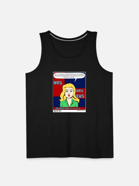 Way Out There - Men's Premium Tank - black