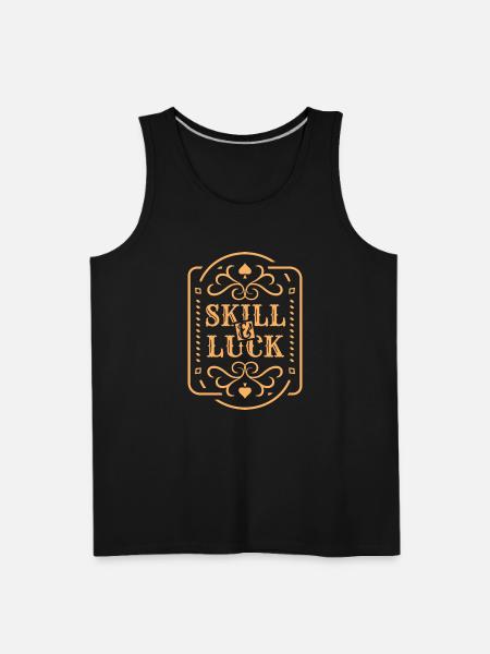 Skill & Luck - Men's Premium Tank - black