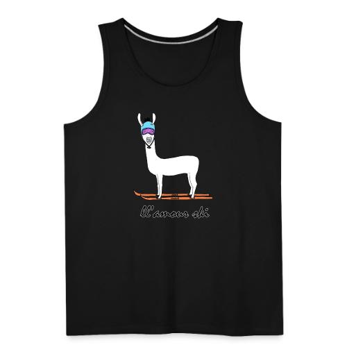 Skiin' llama - Men's Premium Tank