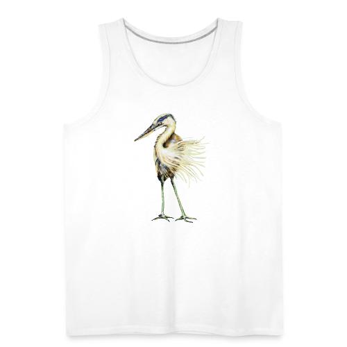 Great Blue Heron - Men's Premium Tank