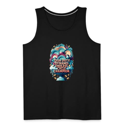 Dish Duty Dynamo T Shirt, Endless Cycle Champion - Men's Premium Tank