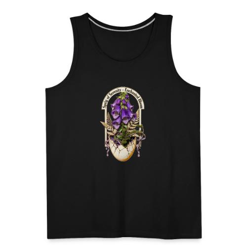 Spring Serenity Foxglove Tee, Easter Gift for wife - Men's Premium Tank