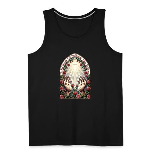 Easter By His Wounds Healed T Shirt, Renewal Gift - Men's Premium Tank