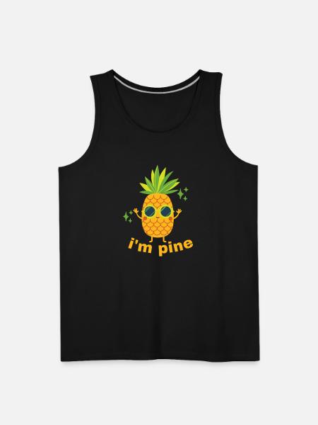 I'M PINE - Men's Premium Tank - black