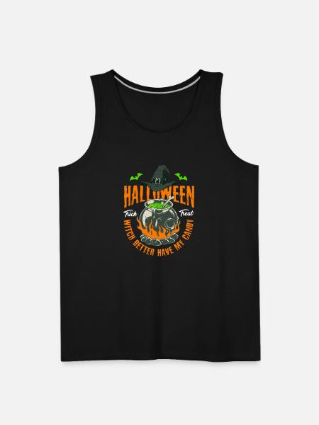 Bubbly Cauldron - Men's Premium Tank - black