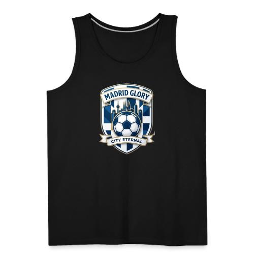 Madrid Skyline Glory T Shirt, Madrid Fan Gift - Men's Premium Tank